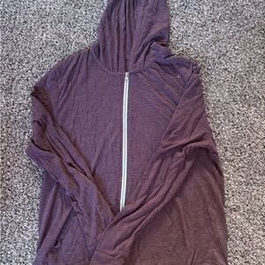 Purple Zip-Up Hoodie